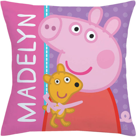 Image of Personalized Throw Pillow - Big Hug 14" x 14"