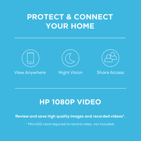 Image of Smart Wifi Camera, 1080p, 2-Way Communication