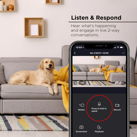 Image of Smart Wifi Camera, 1080p, 2-Way Communication