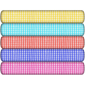 Poly Cotton Gingham Print For Crafts At Home, 3 yds, Available In Multiple Colors